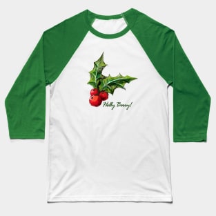 Holly Berry Baseball T-Shirt